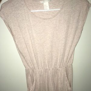 h&m pink dress